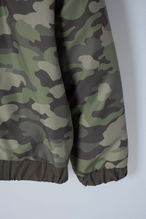 CHAQUETA LITTLEMIC CON CIERRE VERDE MILITAR NIÑO 2T A 5T