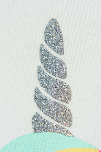 POLERA MIC MANGA CORTA MARFIL PARA NIÑA