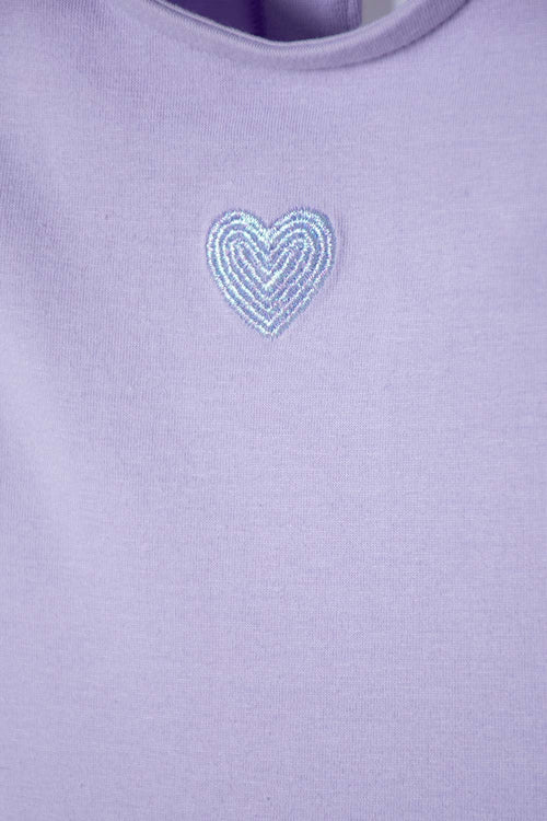 VESTIDO DE LITTLEMIC CON TULL VIOLETA PARA NIÑA 2T A 5T