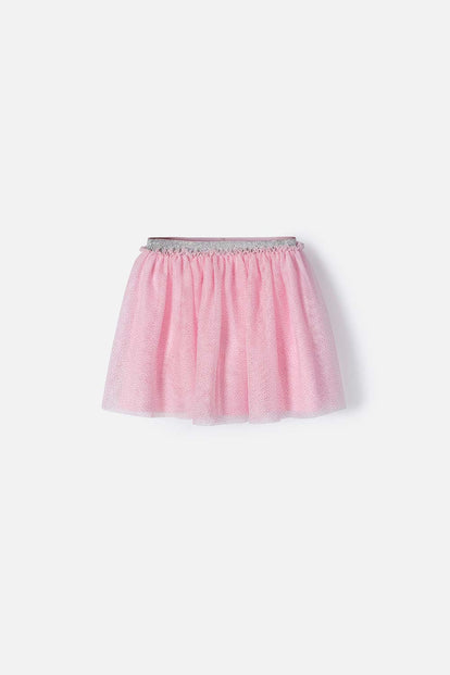 POLLERA DE MIC CORTA ROSADA PARA NIÑA