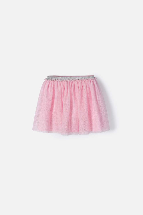 POLLERA DE MIC CORTA ROSADA PARA NIÑA