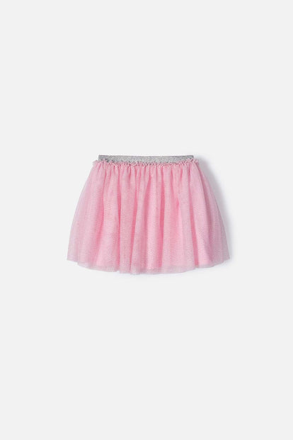 POLLERA DE MIC CORTA ROSADA PARA NIÑA