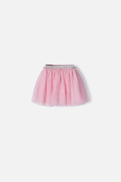 POLLERA DE LITTLEMIC CORTA ROSADA PARA NIÑA 2T A 5T