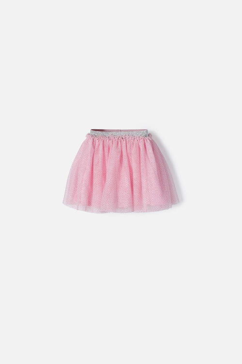 POLLERA DE LITTLEMIC CORTA ROSADA PARA NIÑA 2T A 5T
