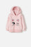POLERÓN DE LITTLEMIC CON CAPUCHA ROSADO PARA NIÑA 2T A 5T
