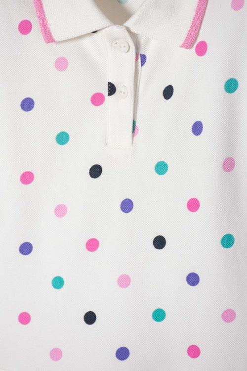 VESTIDO LITTLEMIC MARFIL CORTO PARA NIÑA 2T A 5T