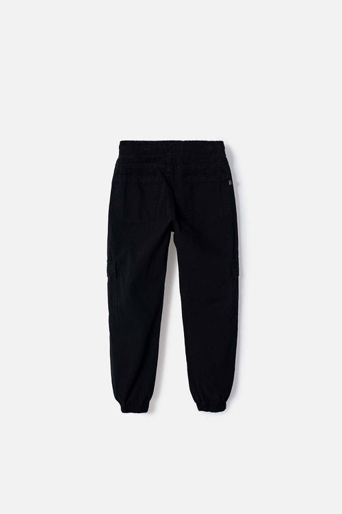JOGGER DE MIC CON CORDÓN NEGRO PARA NIÑO