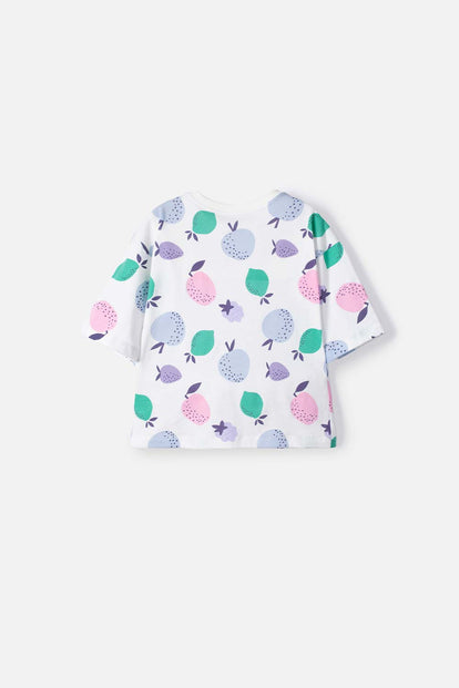 POLERA DE MIC MANGA CORTA MARFIL PARA NIÑA