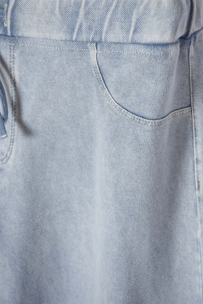 JOGGER CON CORDON AZUL PARA NIÑA