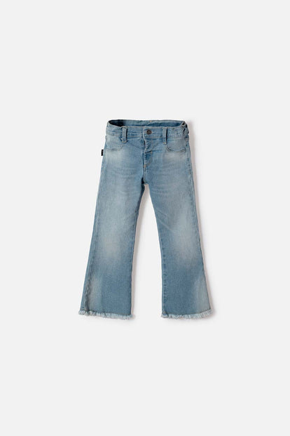 JEAN DE LITTLEMIC CON BOTA AMPLIA PARA NIÑA 2T A 5T