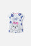 POLERA DE MIC MANGA CORTA MULTICOLOR PARA NIÑA