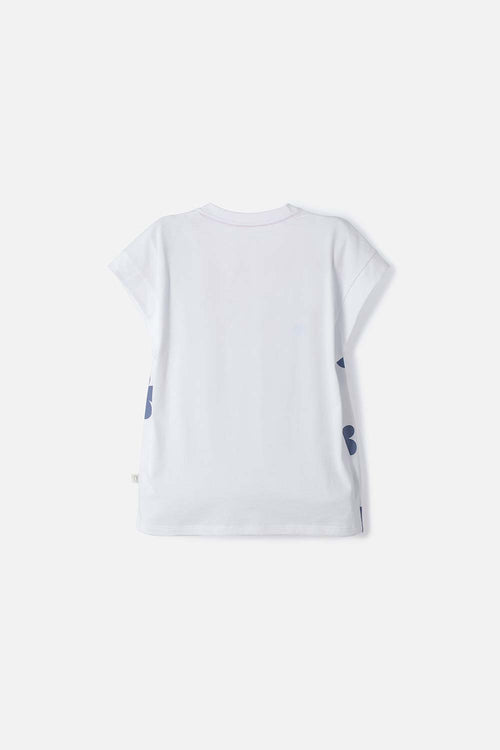 POLERA DE MIC MANGA CORTA MULTICOLOR PARA NIÑA