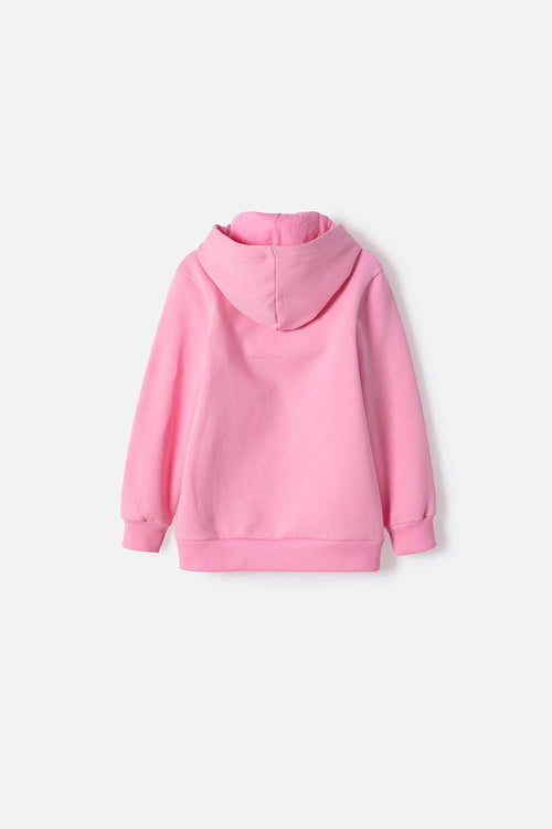 POLERON DE LITTLEMIC CON CIERRE ROSADO PARA NIÑA 2T A 6T