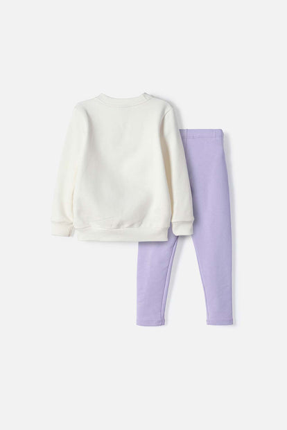 CONJUNTO DE LITTLEMIC CON BUZO MULTICOLOR PARA NIÑA 2T A 6T