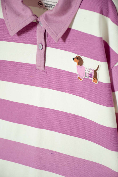 POLERA TIPO POLO DE MIC MULTICOLOR PARA NIÑA