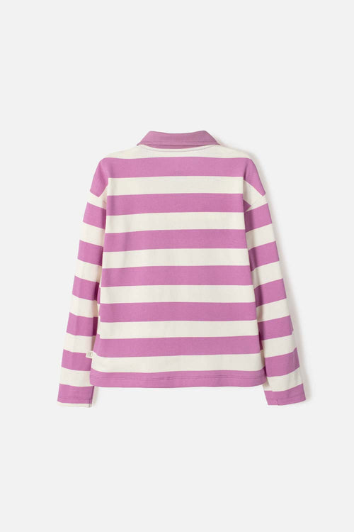POLERA TIPO POLO DE MIC MULTICOLOR PARA NIÑA