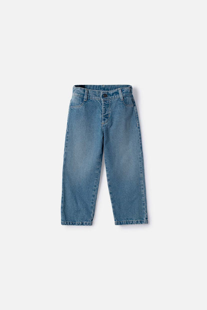 JEAN DE LITTLEMIC DENIM AZUL PARA NIÑO 2T A 6T