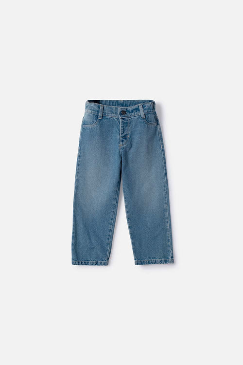 JEAN DE LITTLEMIC DENIM AZUL PARA NIÑO 2T A 6T