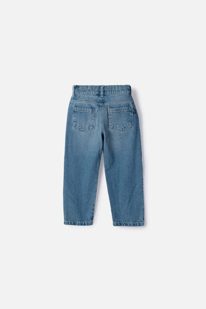 JEAN DE LITTLEMIC DENIM AZUL PARA NIÑO 2T A 6T