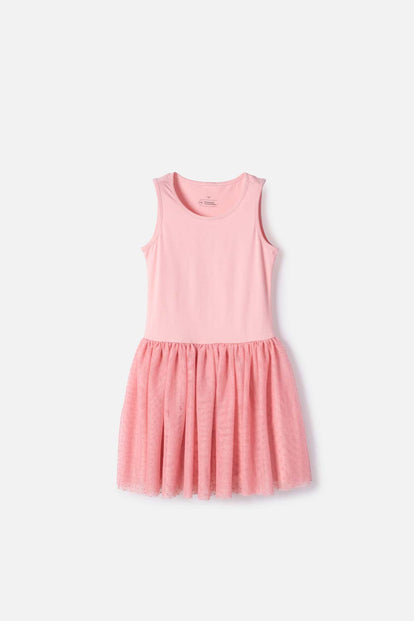 VESTIDO DE MIC CON TULL MULTICOLOR PARA NIÑA