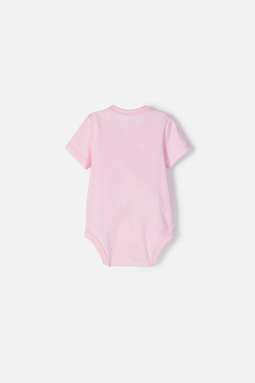 BODY DE LOS ARISTOGATOS ROSADO ESTAMPADO EN FRENTE PARA BEBÉ NIÑA