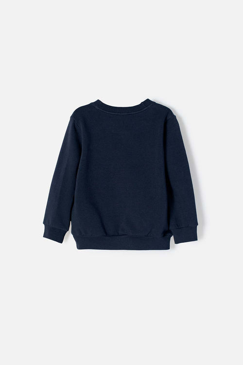POLERON DE SUPERMAN CERRADO AZUL PARA NIÑO 2T A 5T