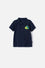 POLERA TIPO POLO DE JURASSIC WORLD AZUL OSCURA NIÑO 2T A 5T