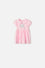 VESTIDO DE LA GATA MARIE CON BODY ROSADO PARA BEBÉ NIÑA
