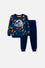 CONJUNTO DE JURASSIC WORLD PANTALÓN LARGO AZUL PARA NIÑO 2T A 6T