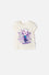 POLERA  DE SPIDEY MANGA CORTA MARFIL PARA NIÑA 2T A 6T