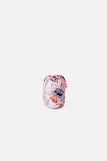 CHAQUETA DE STITCH Y CAPYBARA CON CIERRE MULTICOLOR PARA NIÑA 2T A 6T