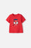 POLERA DE SPIDEY MANGA CORTA ROJO PARA NIÑO