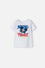 POLERA DE MICKEY MOUSE MANGA CORTA BLANCO PARA NIÑO 2T A 6T