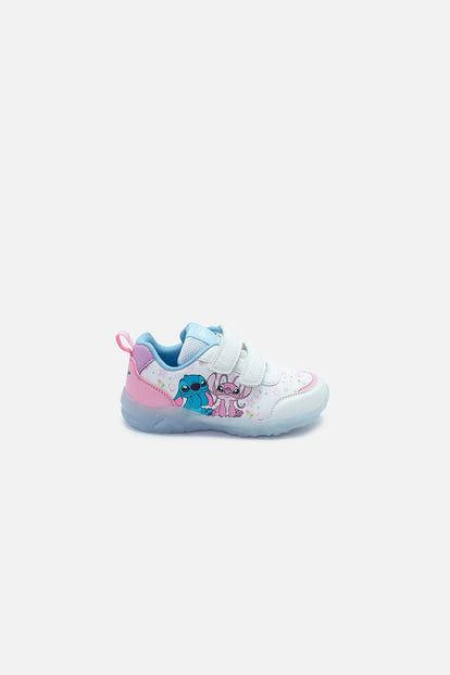 TENIS CON LUCES DE STITCH MULTICOLOR PARA NIÑA