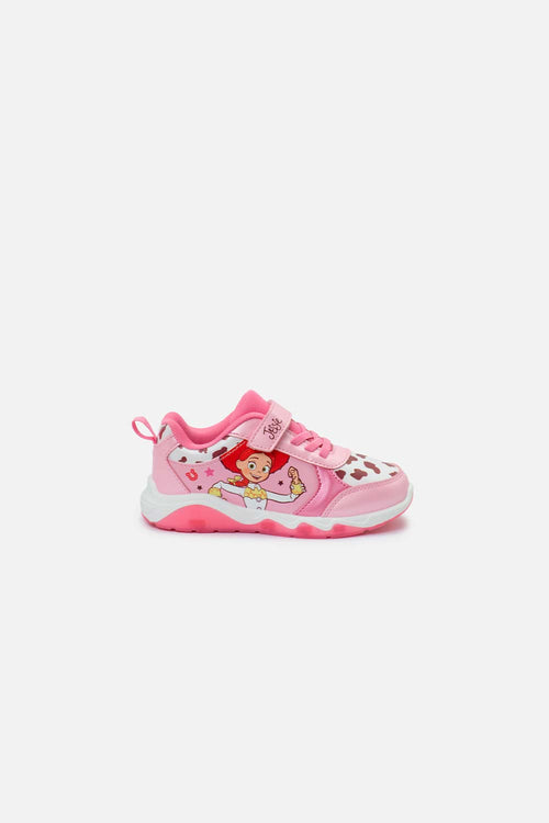 TENIS CON LUCES TOY STORY ROSADO PARA NIÑA